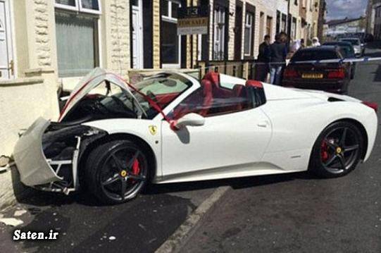عکس تصادف زندگی در انگلیس روز دامادی حوادث عروسی اخبار انگلیس اجاره ماشین عروس
