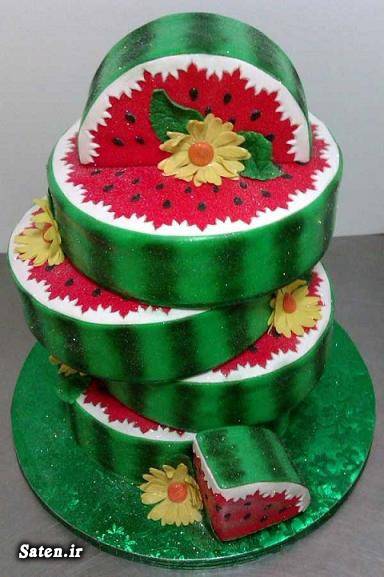 کیک شب یلدا برای عروس طرز تهیه کیک شیرینی شب یلدا جشن شب یلدا تزیین کیک آموزش کیک آداب شب یلدا