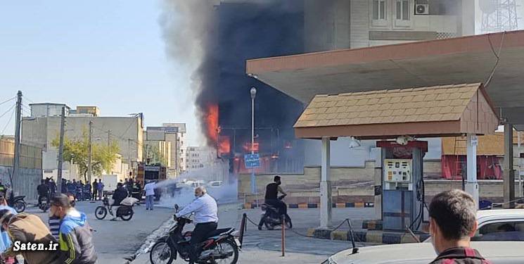 آتشسوزی در کنار پمپبنزین بوشهر وحشت به راه انداخت اخبار جنایی, حوادث امروز, حوادث ایران, حوادث تلخ