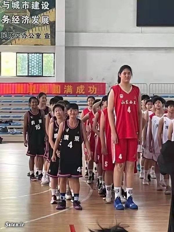 قد بلندترین انسان قد بلند ترین زن جهان عکس ورزش بانوان ژانگ زی‌ یو کیست دختر قد بلند دختر چینی اخبار ورزشی بانوان