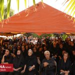 همسر و فرزندان امین تارخ در مراسم تشییع و خاکسپاری امین تارخ, بیوگرافی امین تارخ, حامد تارخ کیست, خانواده امین تارخ, دختر امین تارخ, فرزندان امین تارخ, نیما تارخ, همسر امین تارخ