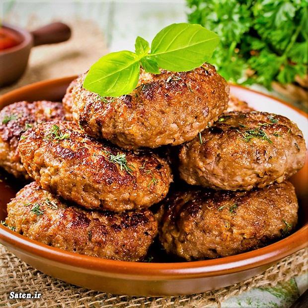 مواد لازم شامی کباب طرز تهیه شامی کباب شامی کباب