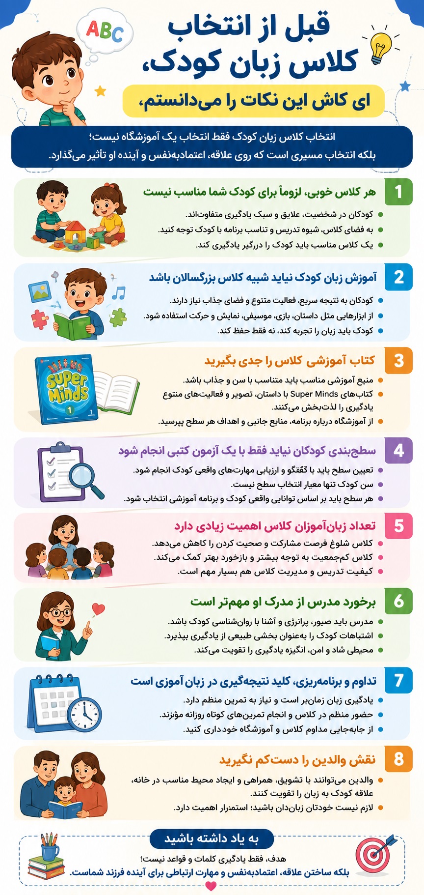 بهترین آموزشگاه زبان کودکان